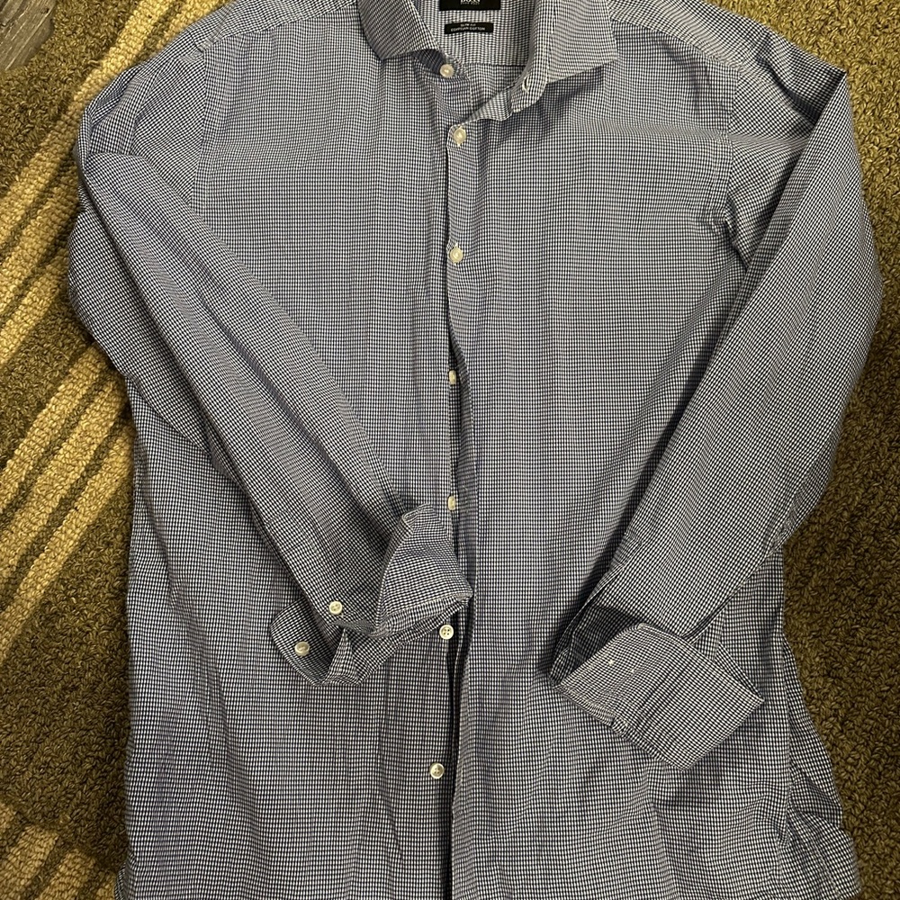Hugo Boss Blue Jason Button up. - Picture 9 of 11